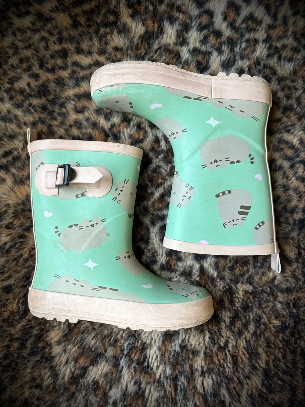 Pusheen the Cat Rain Boots kids size 13